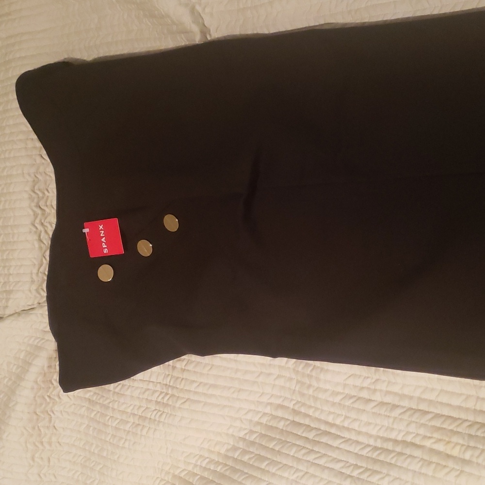 NWT- SPANKS PONTE FLARE BLACK PANTS